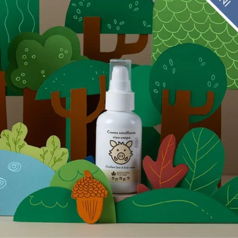 Crema emolliente viso e corpo bimbi, 100 ml - Biofficina Toscana