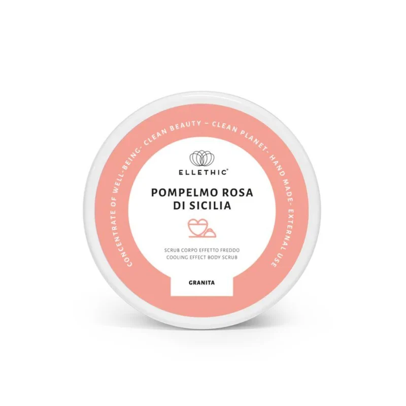Scrub corpo effetto freddo pompelmo rosa Granita, 500 gr - Ellethic