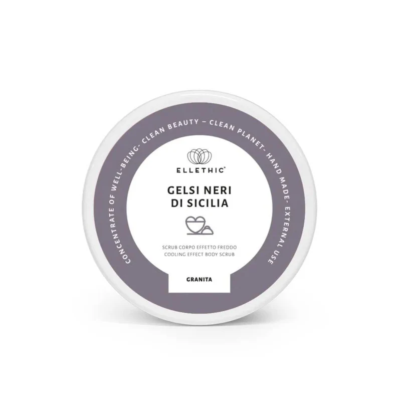 Scrub corpo effetto freddo gelsi neri Granita, 500 gr - Ellethic