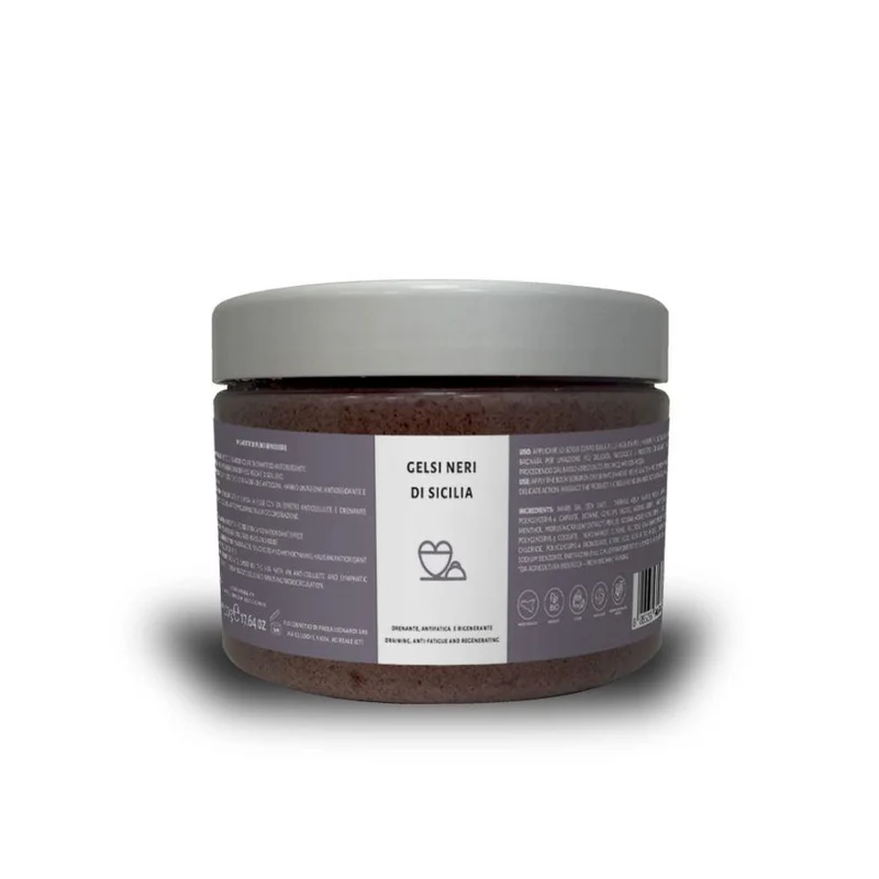 Scrub corpo effetto freddo gelsi neri Granita, 500 gr - Ellethic