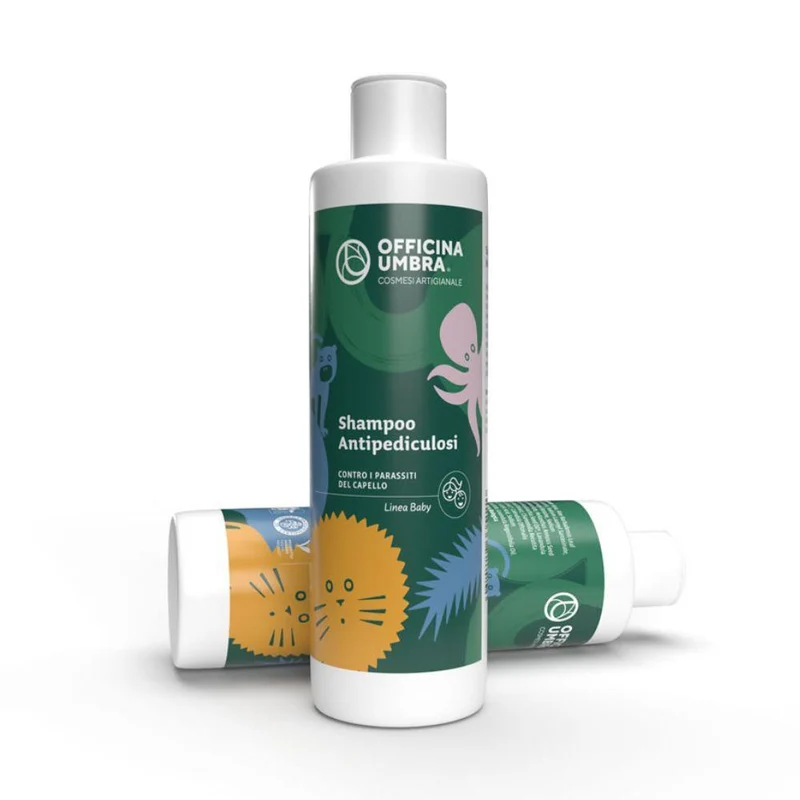 Shampoo antipidocchi all'olio di neem, 200 ml - Officina Umbra