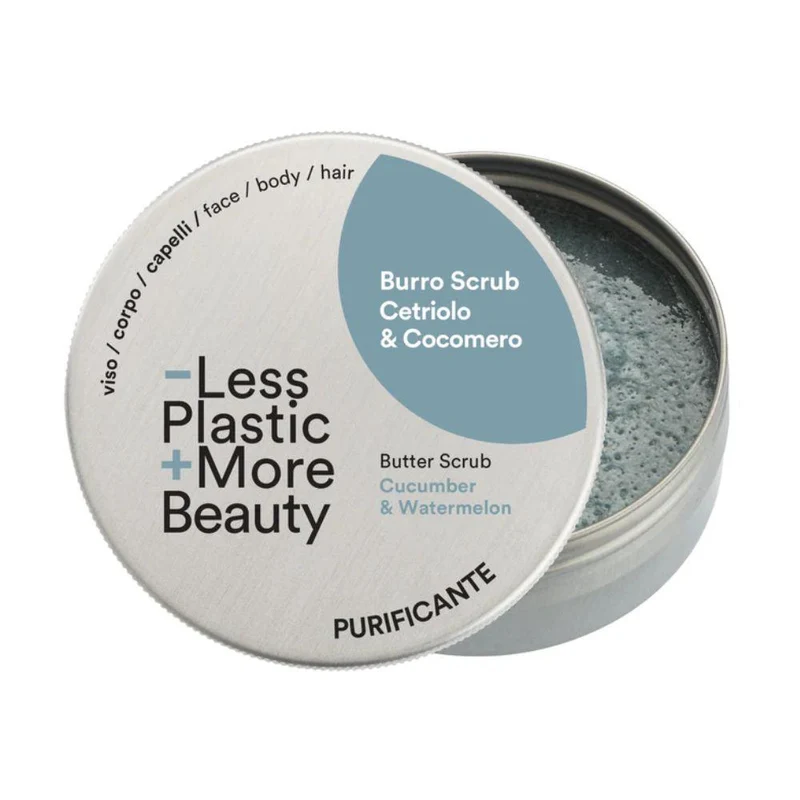 Burro scrub purificante cetriolo e cocomero, 200 ml - Sapone di un tempo