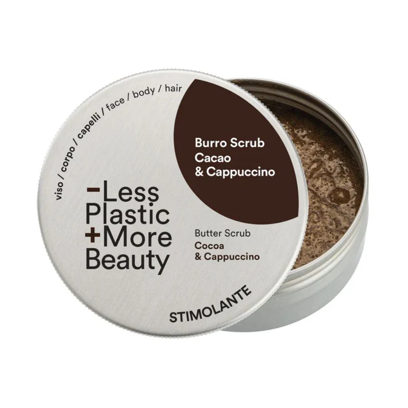 Burro scrub stimolante cacao e cappuccino, 200 ml - Sapone di un tempo