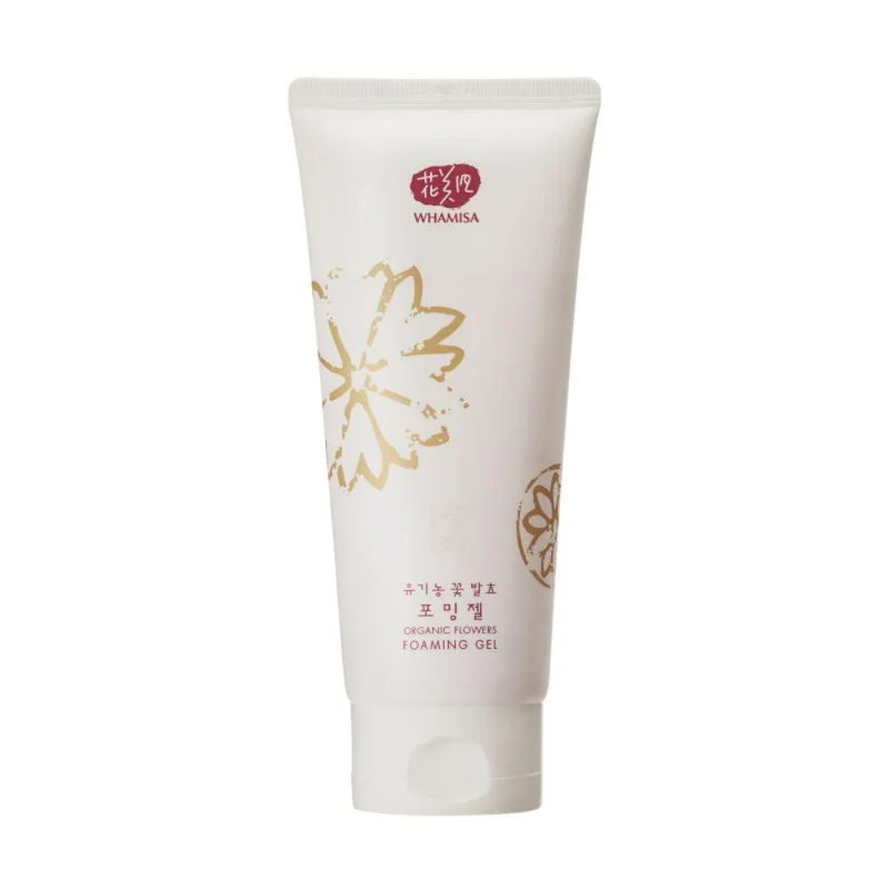 Organic Flowers Foaming Gel, 200 ml - Whamisa