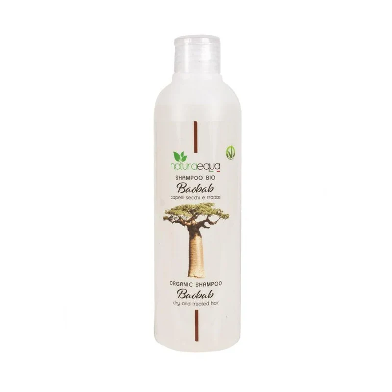 Shampoo bio baobab capelli secchi e trattati, 250 ml - Naturaequa