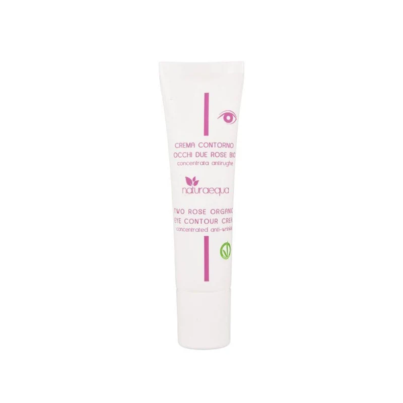 Contorno occhi antirughe due rose bio, 30 ml - Naturaequa