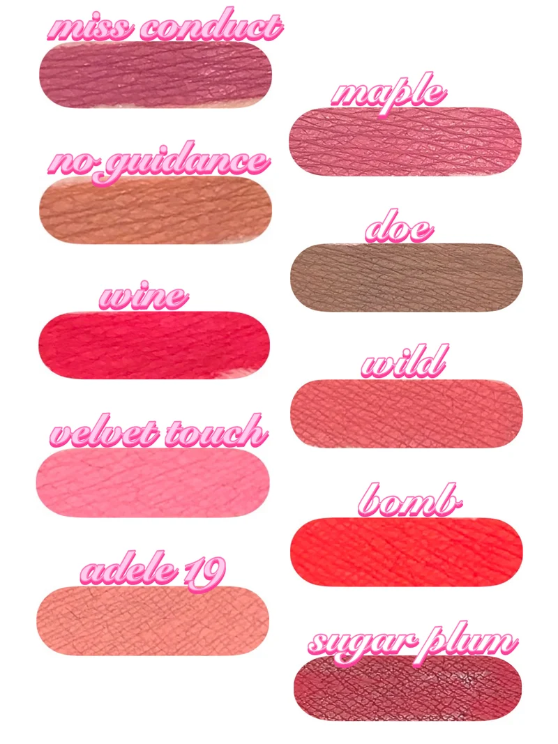 Matte Liquid Lippies