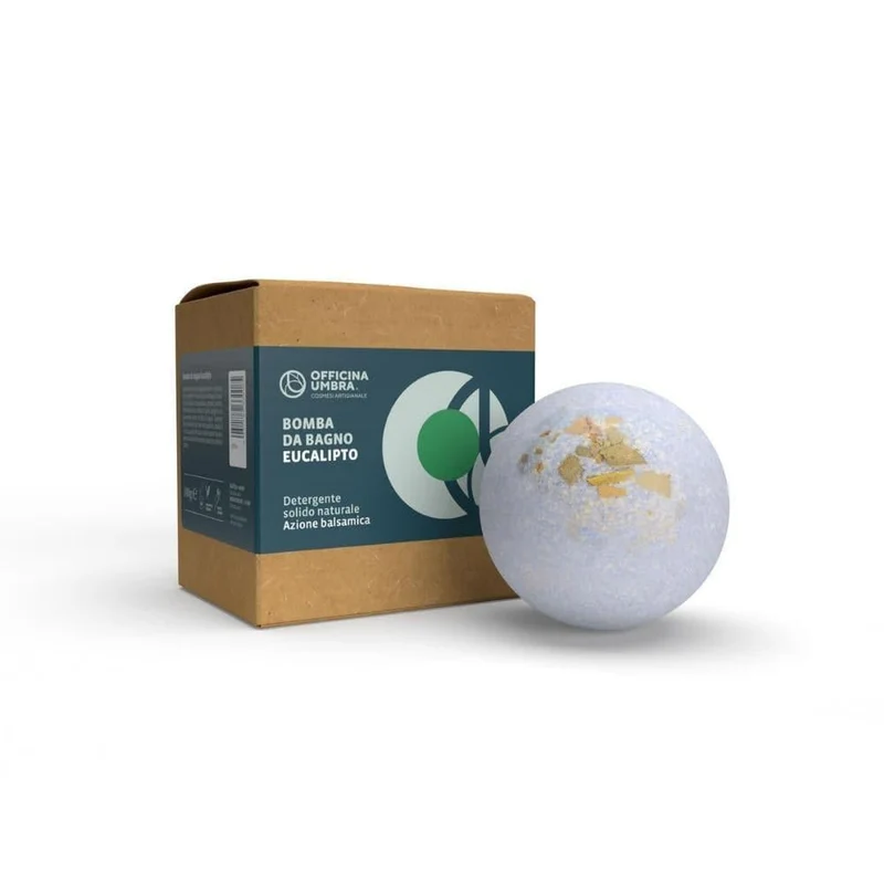 Bomba da bagno bio balsamica con eucalipto, 100 gr - Officina Umbra