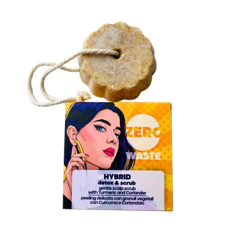 Scrub Solido Hybrid Detox & Scrub Zero Waste, 60 g - Bio Gentleaf