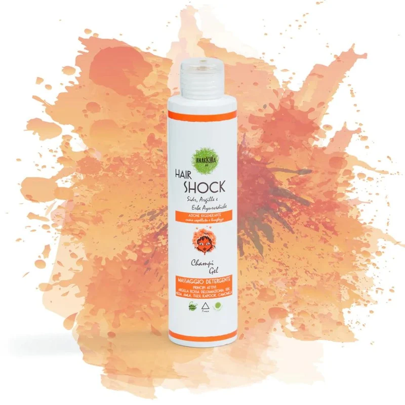 Hair Shock Champi gel rigenerante Fuoco, 200 ml - Anarkhia Bio
