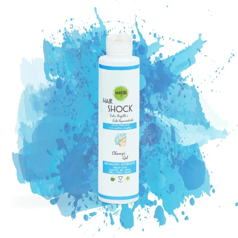 Hair Shock Champi gel purificante Acqua, 200 ml - Anarkhia Bio