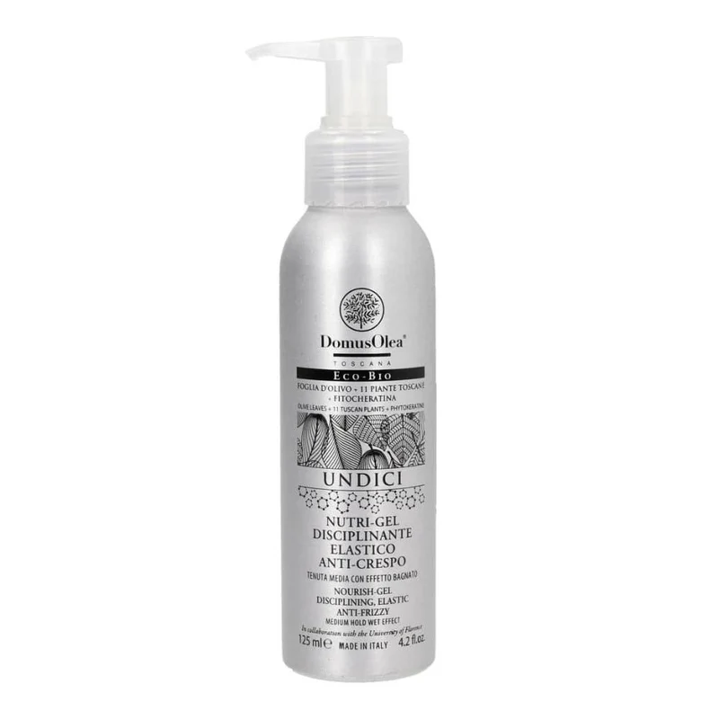 Nutri-Gel Disciplinante Elastico Anti Crespo UNDICI, 125 ml - Domus Olea Toscana