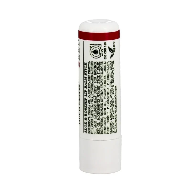 Balsamo stick labbra aloe e rosa mosqueta The Beauty Seed, 5,5 ml - Bioearth