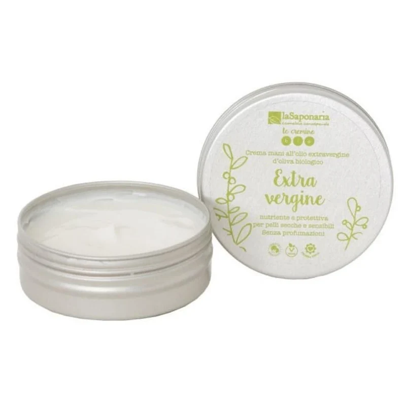 Crema mani all'olio extravergine oliva, 60 ml - La Saponaria