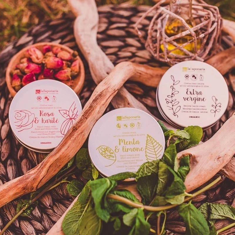 Crema mani all'olio extravergine oliva, 60 ml - La Saponaria