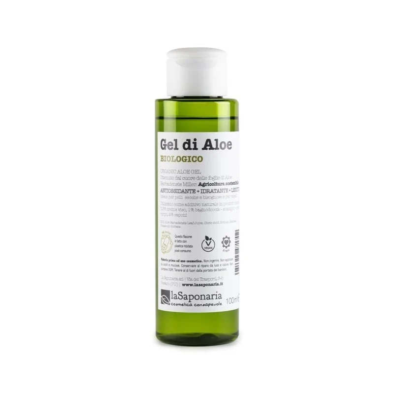Gel di aloe bio, 100 ml - La Saponaria