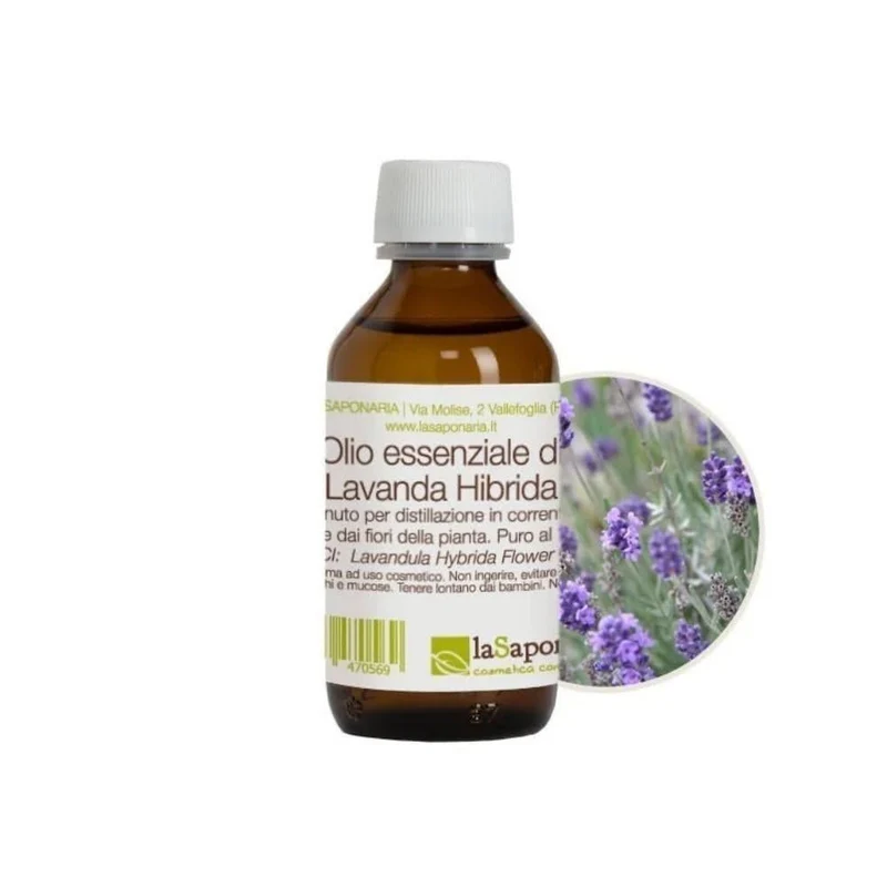 Olio essenziale di lavanda hibrida, 100 ml - La Saponaria