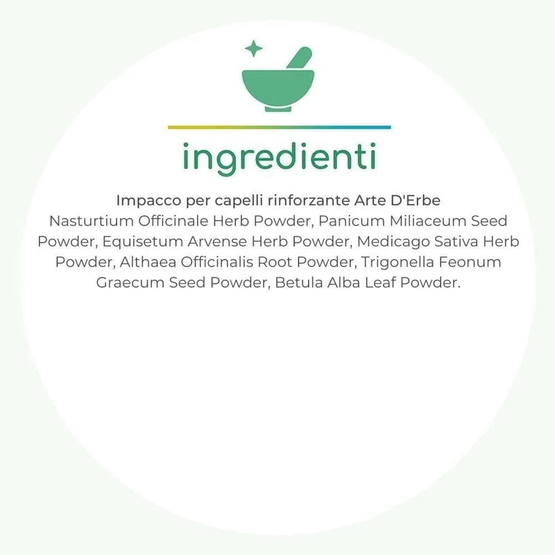 Impacco per capelli rinforzante Arte D'Erbe, 100 g - Phitofilos