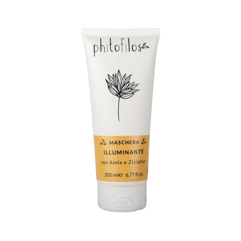 Maschera illuminante per capelli con Amla e Ziziphus, 200 ml - Phitofilos