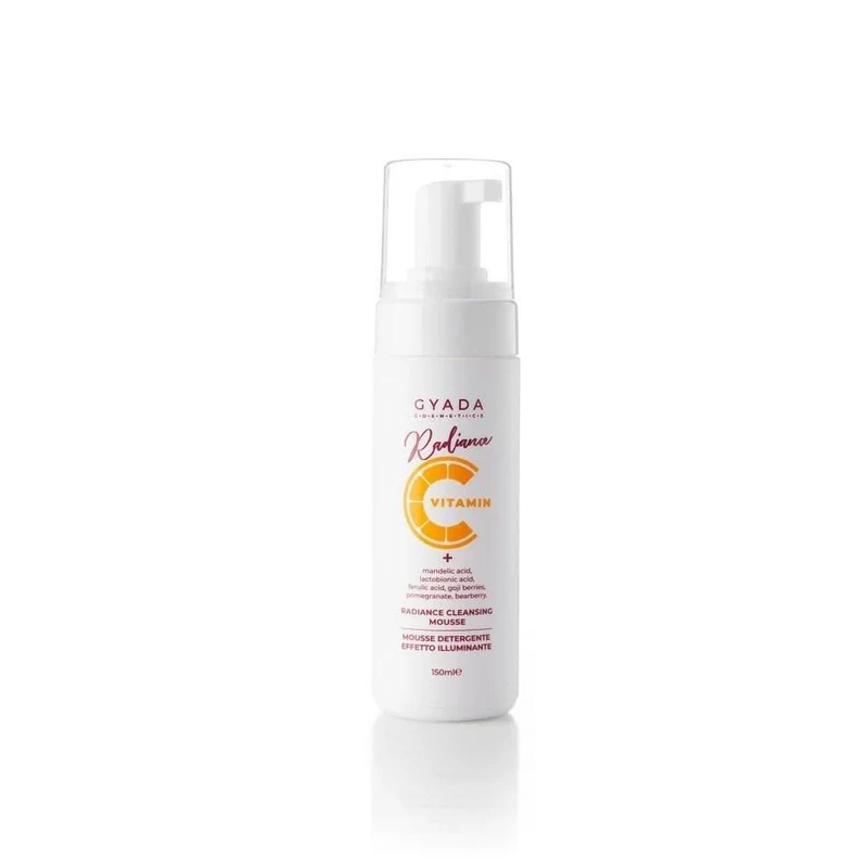 Mousse detergente illuminante Radiance, 150 ml - Gyada Cosmetis