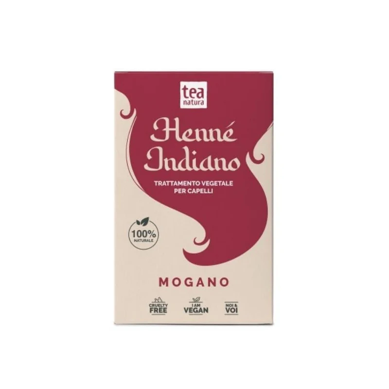 Hennè Indiano Mogano Nuova Formula, 100 g - Tea Natura