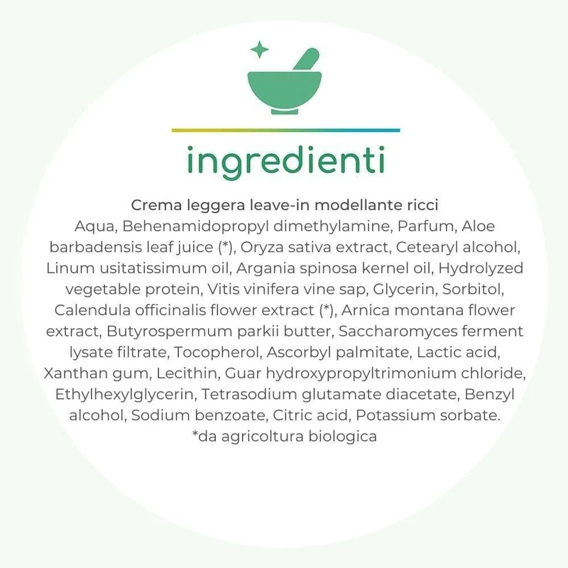 Crema leggera leave-in modellante ricci, 125 ml - Gyada Cosmetics