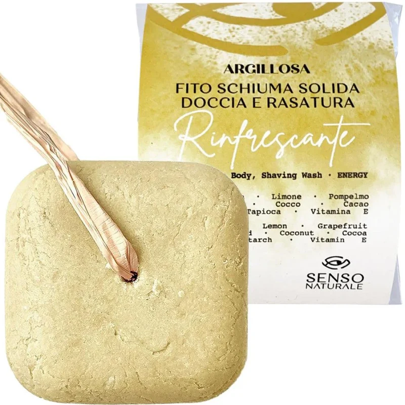Fito schiuma solida argillosa rinfrescante, 95 g - Senso Naturale