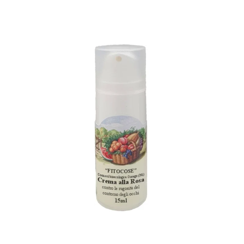 Crema Contorno Occhi alla Rosa, 15 ml - Fitocose