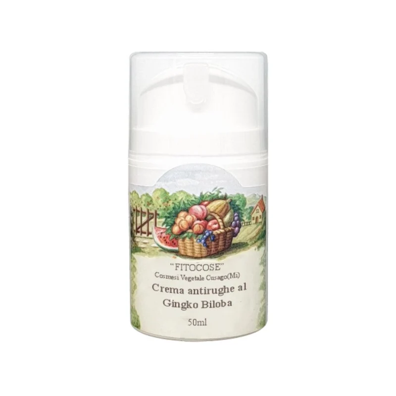 Crema Antirughe al Ginko Biloba, 50 ml - Fitocose