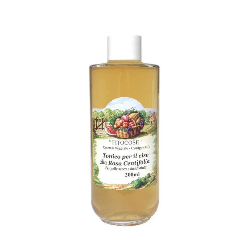 Tonico Viso alla Rosa Centifolia, 200 ml - Fitocose