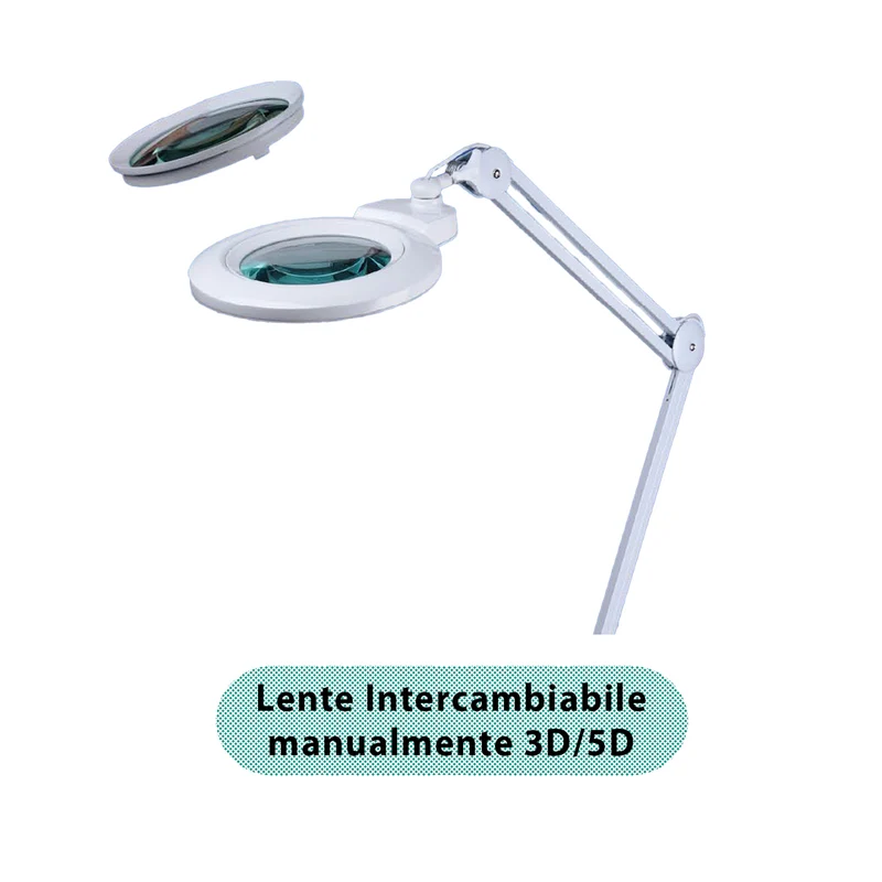 Lente con luce a Led 3d/5d