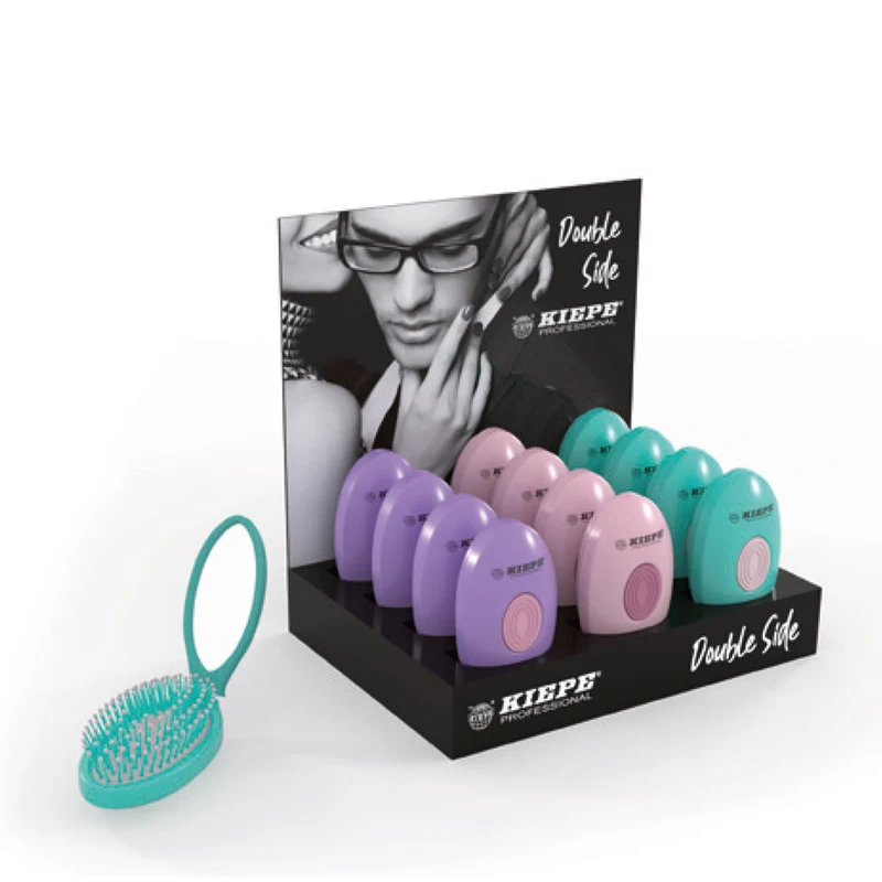 Espositore Spazzole " Double Side " con Specchio - 12 Pz