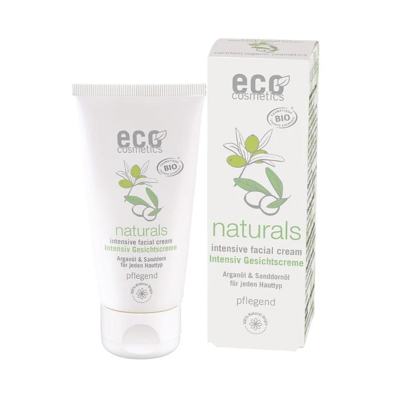 Crema Viso Intensiva Argan & Olivello Spinoso, 50 ml - Eco Cosmetics
