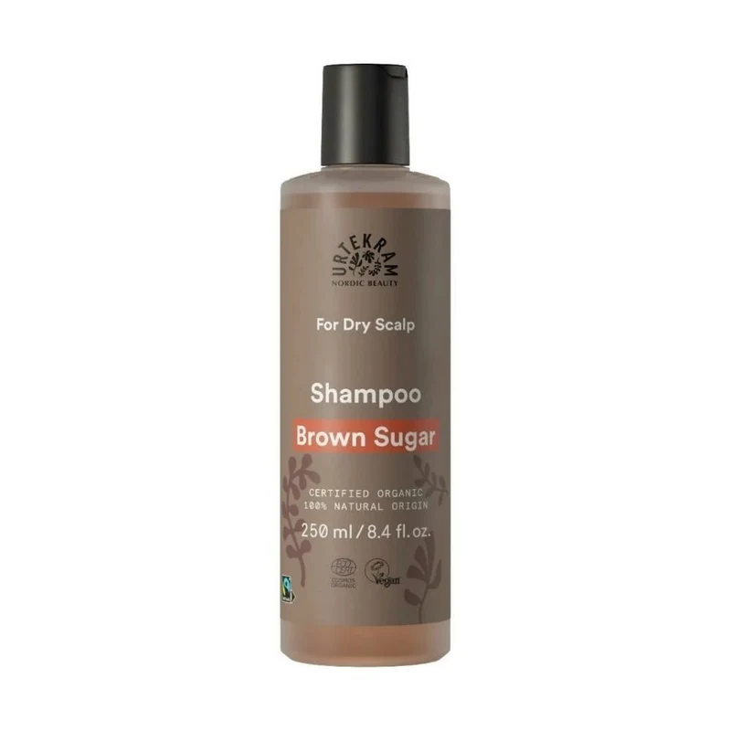 Shampoo Cuoio Capelluto Secco Brown Sugar, 250 ml - Urtekram Beauty