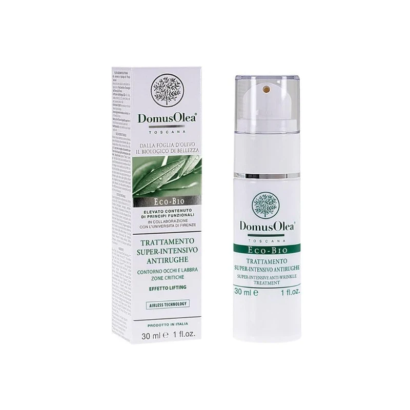 Trattamento Super Intensivo Antirughe Foglia D'Olivo, 30 ml - Domus Olea Toscana