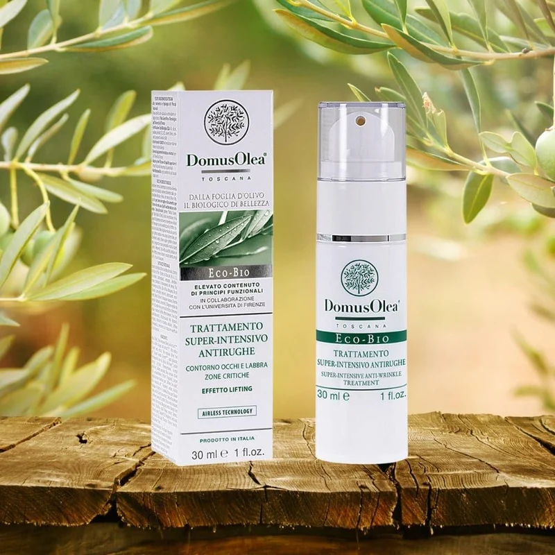 Trattamento Super Intensivo Antirughe Foglia D'Olivo, 30 ml - Domus Olea Toscana