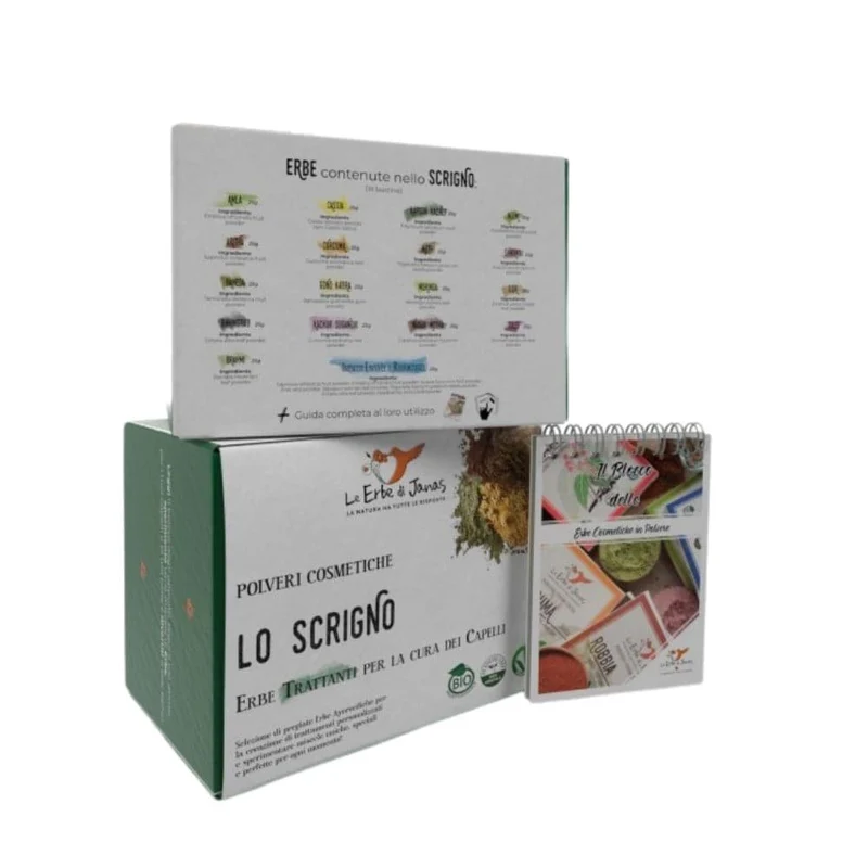 Scrigno Erbe Trattanti Capelli - Erbe di Janas