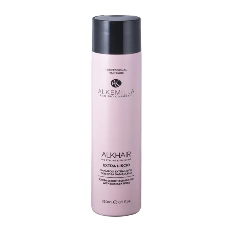 Shampoo Extra Liscio con rosa damascena Alkhair, 250 ml - Alkemilla