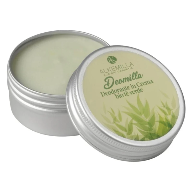 Deomilla Deodorante in Crema Bio Thè Verde, 50 ml - Alkemilla