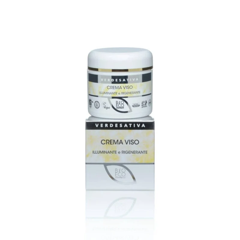 Crema viso illuminante e rigenerante, 50 ml - Verdesativa