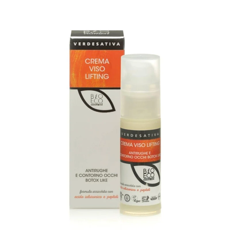 Crema viso lifting antirughe e contorno occhi, 30 ml - Verdesativa