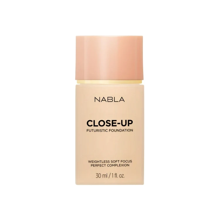 Nabla Cosmetics - Close-Up - Futuristic Foundation - Weightless Soft Focus - Perfect Complexion - Fond De Teint Perfectionnant - Effect Seconde Peau Et Lissant