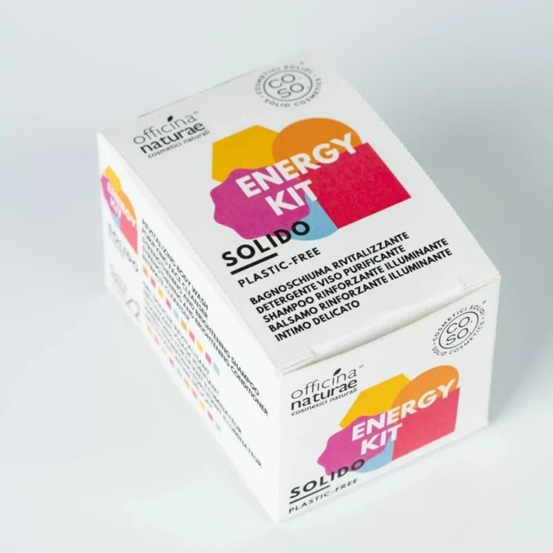 Kit Cosmetici Solidi Energy, 5x15 g -Officina Naturae