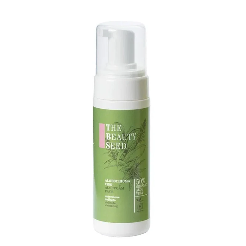 Aloeschiuma viso The Beauty Seed, 150 ml - Bioearth