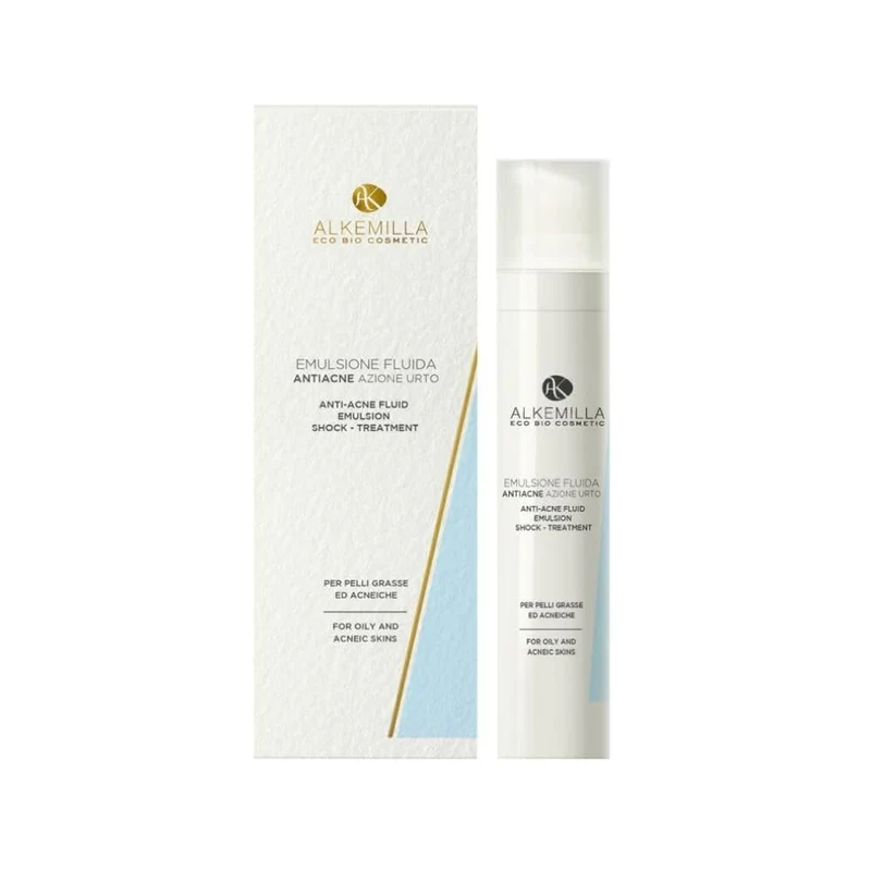 Emulsione Fluida AntiAcne Azione Urto, 50 ml - Alkemilla