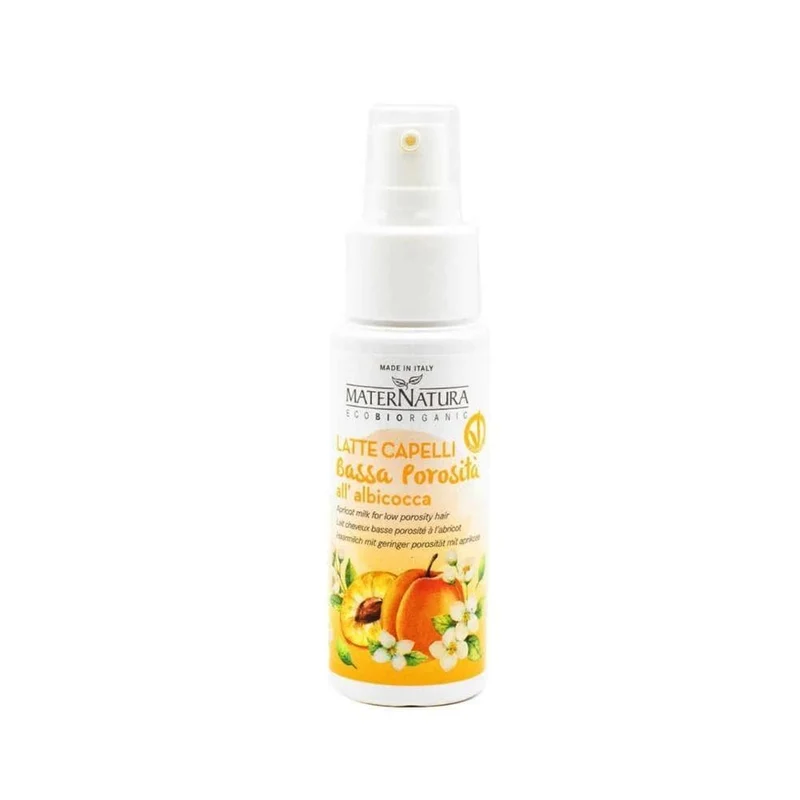 Latte Capelli Bassa Porosità all'Albicocca, 50 ml - Maternatura