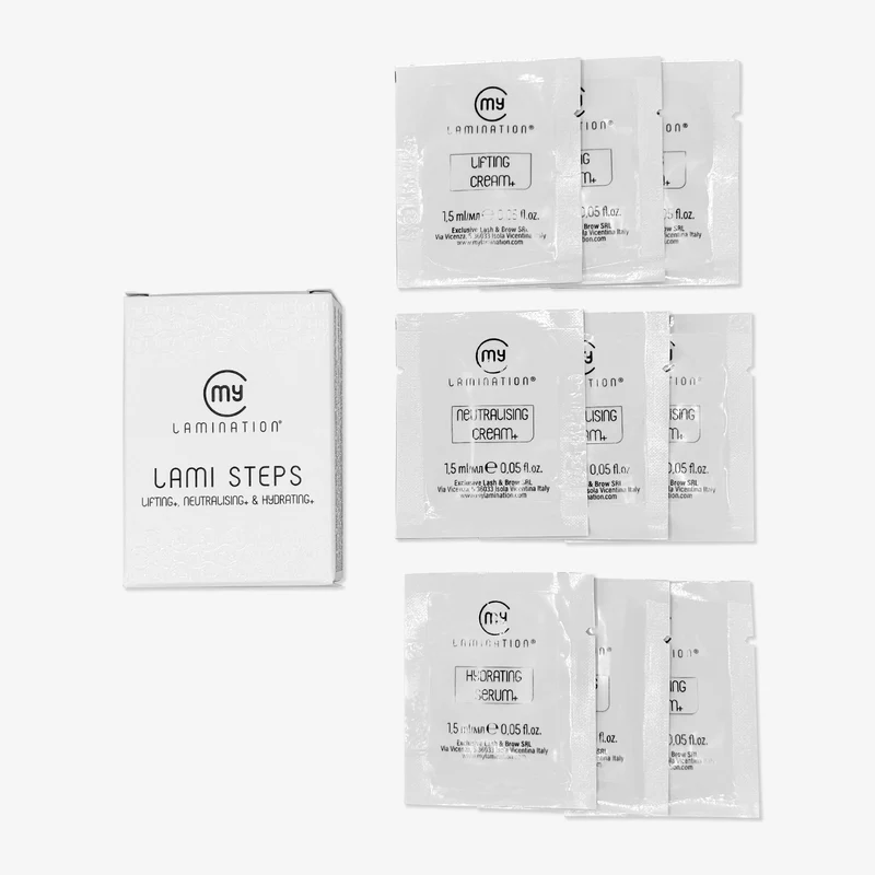Lami Steps - Fasi laminazione ciglia