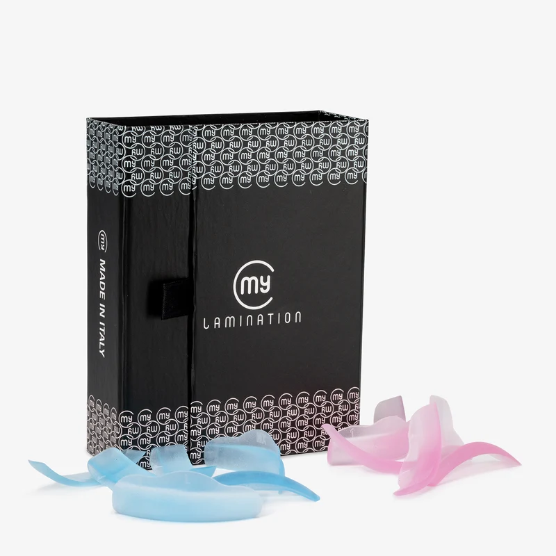 Kit Silicone Lash Mix (Pink & Blue) - Kit Bigodini Ciglia