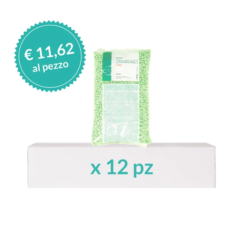 Cera Brasiliana in Perle Thè Verde 1kg - 12 Pz