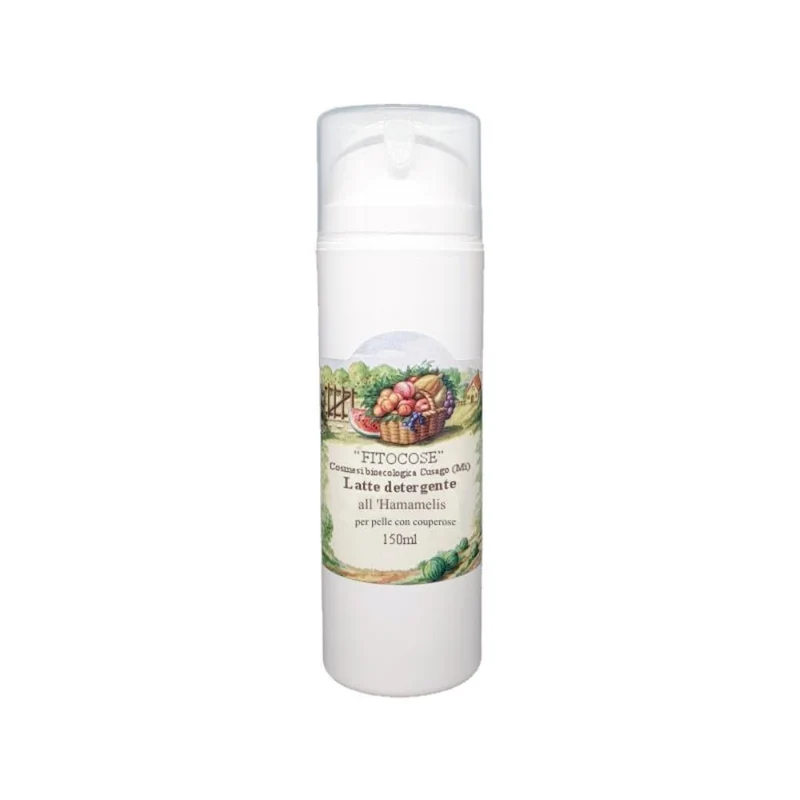 Latte detergente viso all'Hamamelis, 150 ml - Fitocose
